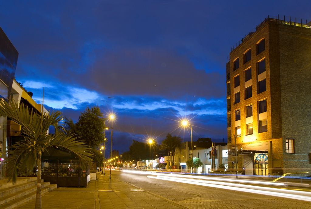 Hotel Nh Collection Bogota Andino Royal Zewnętrze zdjęcie The A3020 at night